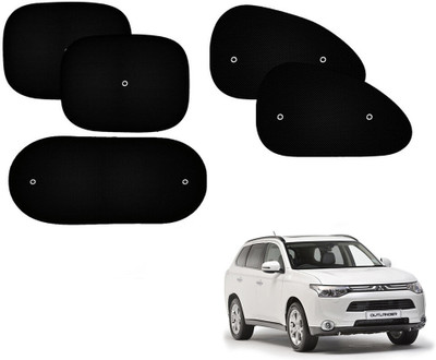 Automotive Prist Side Window Sun Shade For Mitsubishi Outlander(Black)