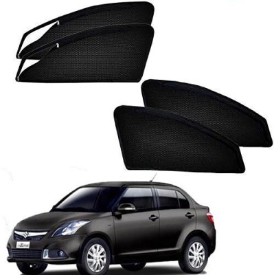 RAKRISH Rear Window, Side Window Sun Shade For Maruti Suzuki Swift Dzire(Black)