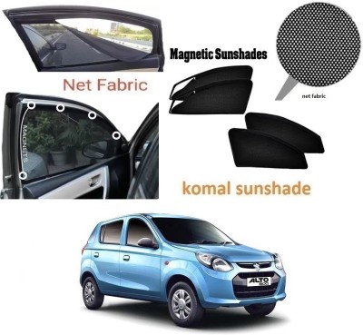 Komal Sunshade Rear Window, Side Window Sun Shade For Maruti Suzuki Alto 800(Black)