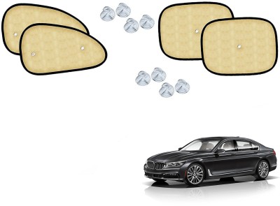 Automotive Prist Side Window Sun Shade For BMW 725i(Beige)