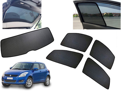 AUTO PEARL Side Window, Rear Window Sun Shade For Maruti Suzuki Swift(Black)