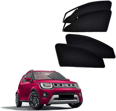 HARKRISH Side Window Sun Shade For Maruti Suzuki Ignis(Black)