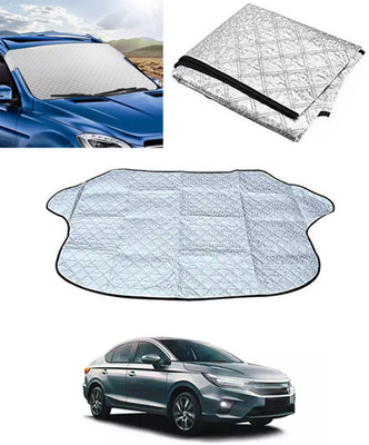 RKPSP Windshield Sun Shade For Honda City(Silver)