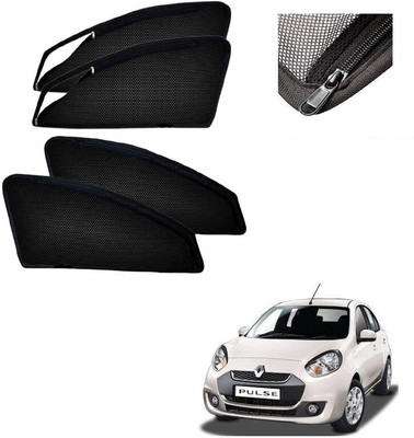 RAKRISH Side Window, Rear Window Sun Shade For Renault Pulse(Black)