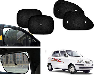 PEEPS STORE Side Window Sun Shade For Hyundai Santro Xing(Black)
