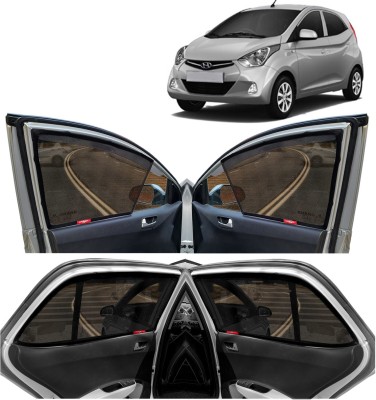 Kingsway Side Window Sun Shade For Hyundai Eon(Black)