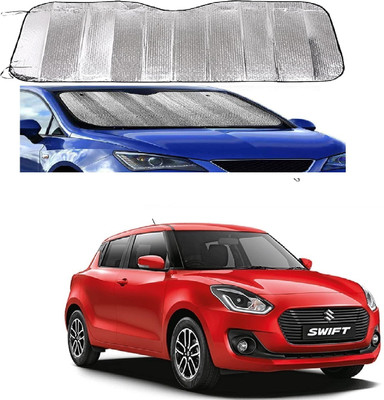 ROSHNEER ENTERPRISES Windshield Sun Shade For Maruti Suzuki Swift(Silver)
