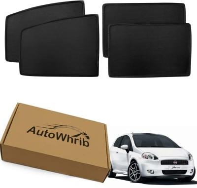 Autowhrib Side Window Sun Shade For Fiat Punto(Black)