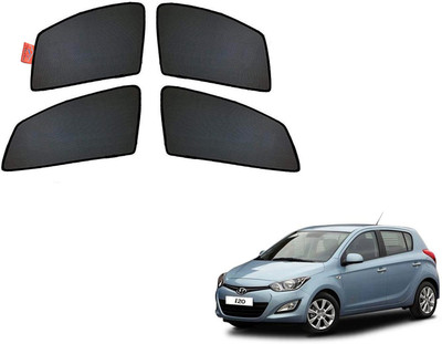 WolkomHome Side Window Sun Shade For Hyundai i20(Black)