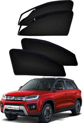 PEEPS STORE Side Window Sun Shade For Tata Brezza(Black)