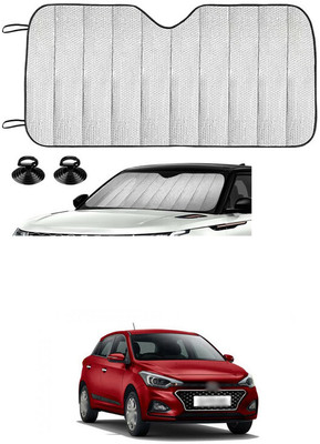 GONAMA Windshield Sun Shade For Hyundai Elite i20(Silver)
