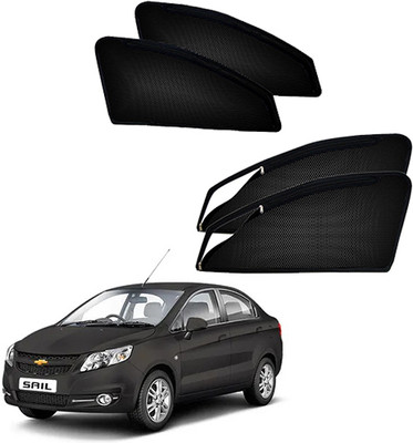 RAKRISH Rear Window, Side Window Sun Shade For Chevrolet Sail(Black)
