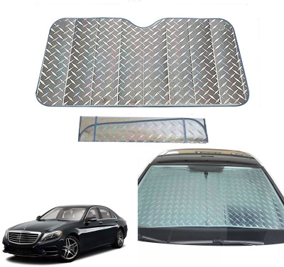 AUTO PEARL Dashboard, Windshield Sun Shade For Audi S500(Grey)