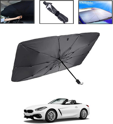 MSNP Windshield Sun Shade For BMW Z4(Black, Silver)