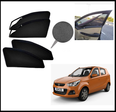 RAKRISH Rear Window, Side Window Sun Shade For Maruti Suzuki Alto K10(Black)