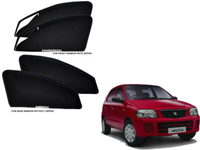 HARKRISH Side Window Sun Shade For Maruti Suzuki Alto(Black)