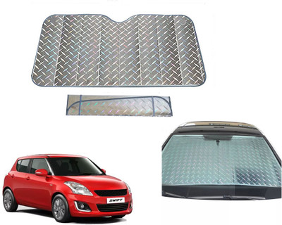 AUTO PEARL Dashboard, Windshield Sun Shade For Maruti Suzuki Swift(Grey)