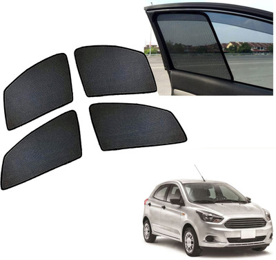 PEEPS STORE Side Window Sun Shade For Ford Figo(Black)