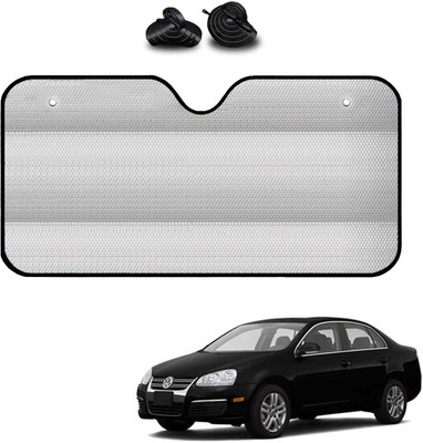 COSMOGEAR Windshield, Dashboard, Rear Window Sun Shade For Volkswagen Jetta(Silver)