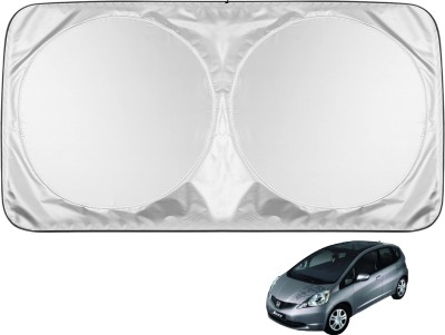 MOCKHE Windshield Sun Shade For Honda Jazz(Silver)