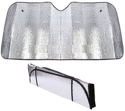 SPREADX Windshield Sun Shade For Kia Carens(Silver)