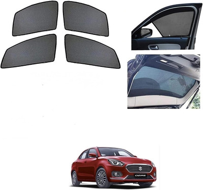 PAHWAAL Side Window Sun Shade For Maruti Suzuki New Dzire(Black)