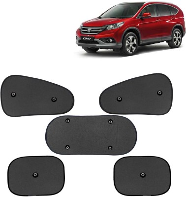 Kingsway Side Window, Rear Window, Windshield Sun Shade For Honda CR-V(Black)