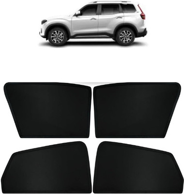 RAKRISH Rear Window, Side Window Sun Shade For Mahindra Scorpio N(Black)