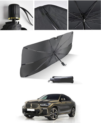 AYW Windshield Sun Shade For BMW X6(Black, Silver)
