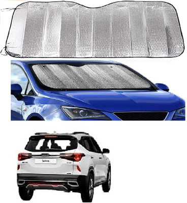 ROSHNEER ENTERPRISES Windshield Sun Shade For Kia Seltos(Silver)