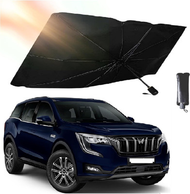 ROSHNEER ENTERPRISES Windshield Sun Shade For Mahindra XUV 700(Black, Silver)