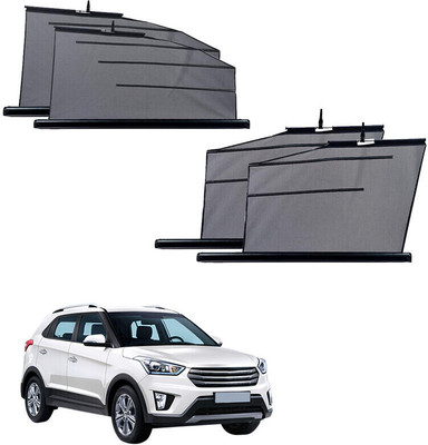 SS FOR YOUR SMART NEEDS Side Window Sun Shade For Hyundai Creta(Black)
