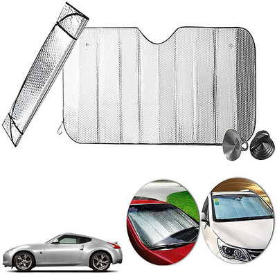 AUTO PEARL Dashboard, Windshield Sun Shade For BMW 370z(Silver)