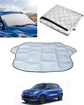 RKPSP Windshield Sun Shade For Maruti Suzuki Celerio(Silver)