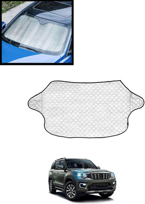 AYW Windshield Sun Shade For Mahindra Universal For Car(Silver)