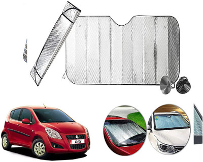 AUTO PEARL Dashboard, Windshield Sun Shade For Maruti Suzuki Ritz(Silver)