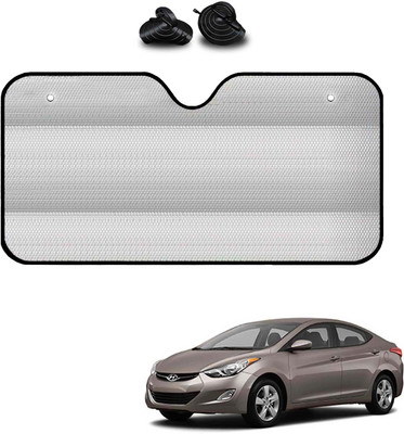 COSMOGEAR Windshield, Dashboard, Rear Window Sun Shade For Hyundai Elantra(Silver)