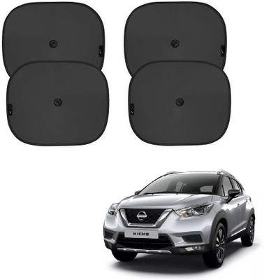 SPREADX Side Window, Rear Window Sun Shade For Nissan Kicks(Black)