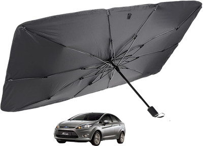 MOCKHE Windshield Sun Shade For Ford Fiesta(Silver)
