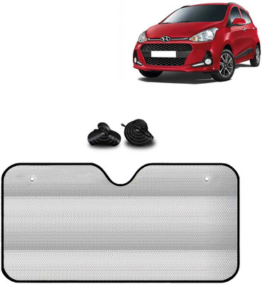Kingsway Windshield, Dashboard, Rear Window Sun Shade For Hyundai Grand i10(Silver)