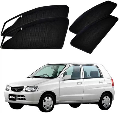 RAKRISH Rear Window, Side Window Sun Shade For Maruti Suzuki Alto(Black)
