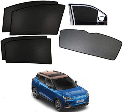 AuTO ADDiCT Side Window, Rear Window Sun Shade For Mahindra XUV(Black)
