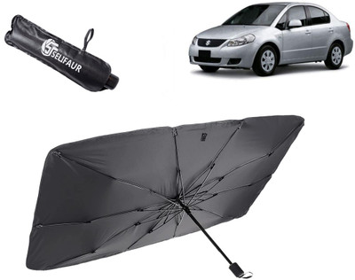 Selifaur Dashboard, Rear Window, Sun Roof, Windshield Sun Shade For Maruti Suzuki SX4(Black)