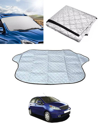 RKPSP Windshield Sun Shade For Tata Vista(Silver)