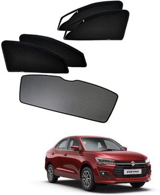 RAKRISH Rear Window, Side Window Sun Shade For Maruti Suzuki Swift Dzire(Black)