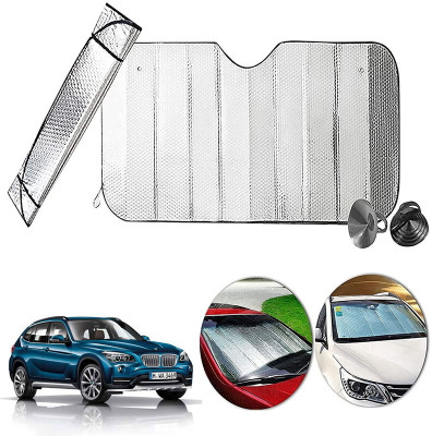 AUTO PEARL Dashboard, Windshield Sun Shade For BMW X1(Silver)