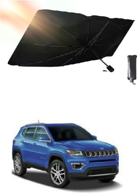 ROSHNEER ENTERPRISES Windshield Sun Shade For Tata Harrier(Black)