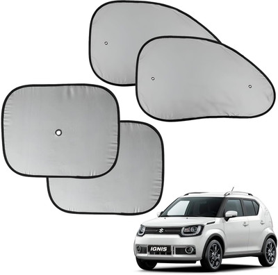 ALLEXTREME Dashboard, Rear Window, Side Window Sun Shade For Universal For Car Universal For Car(Silver, Black)