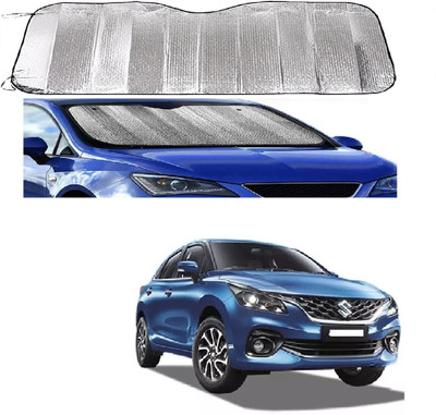 ROSHNEER ENTERPRISES Windshield Sun Shade For Maruti Suzuki Baleno(Silver)