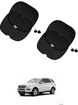 FKOK Side Window Sun Shade For Mercedes Benz ML350(Black)